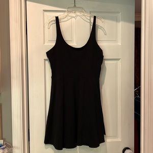 Pink brand fit and flair cotton dress. Only worn a few times